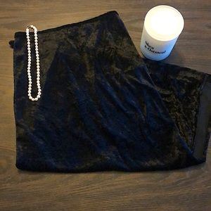 Crushed Velvet Skirt